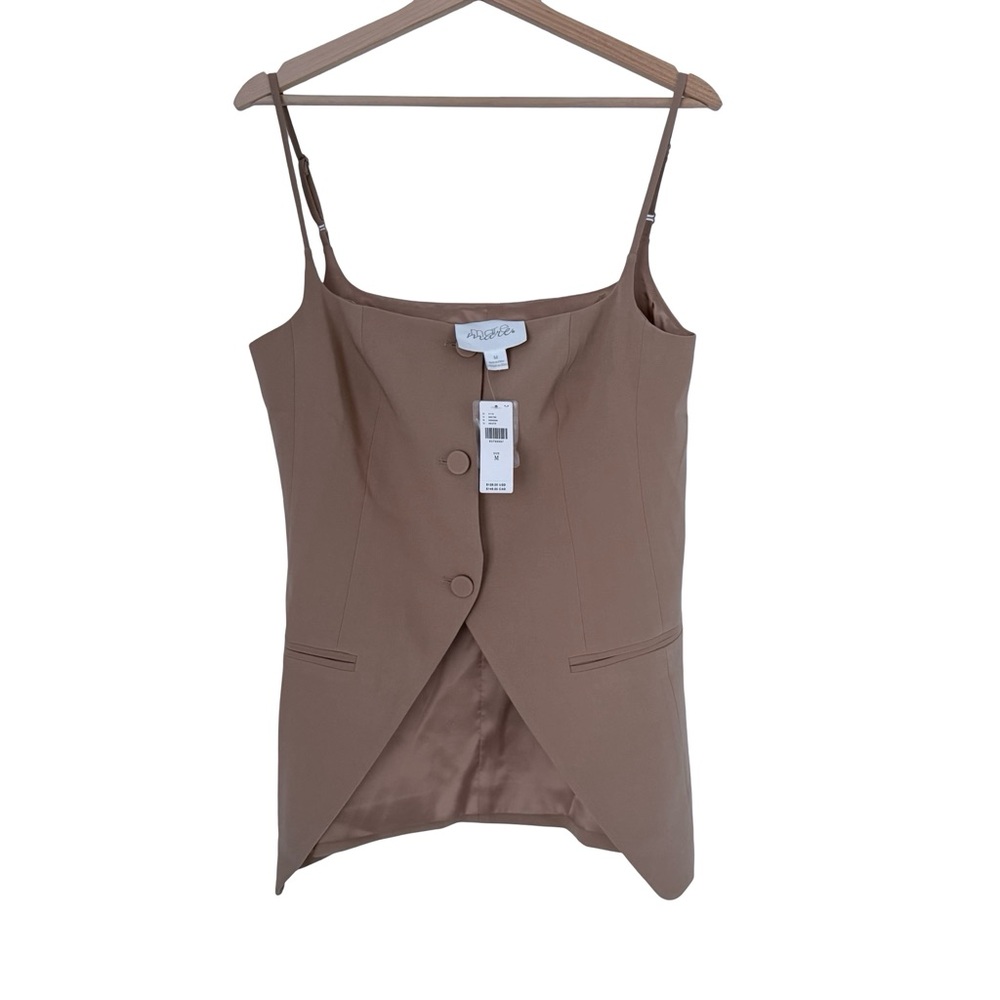 NWT Anthropologie Mare Mare Square Neck Vest Top Sz M - Picture 4 of 8